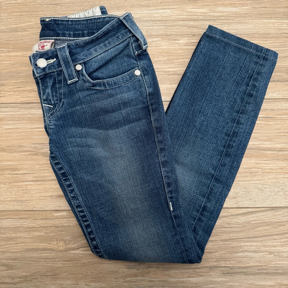 True Religion Julie Crystal Pave Jeans - Picture 3 of 15